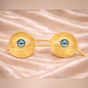 Surrealism Blue Eye Sunglasses Brooch– Unique Statement Pin
